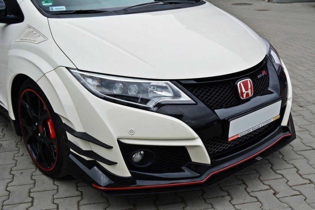 Maxton Design FRONT RACING SPLITTER v.1 HONDA CIVIC IX TYPE R