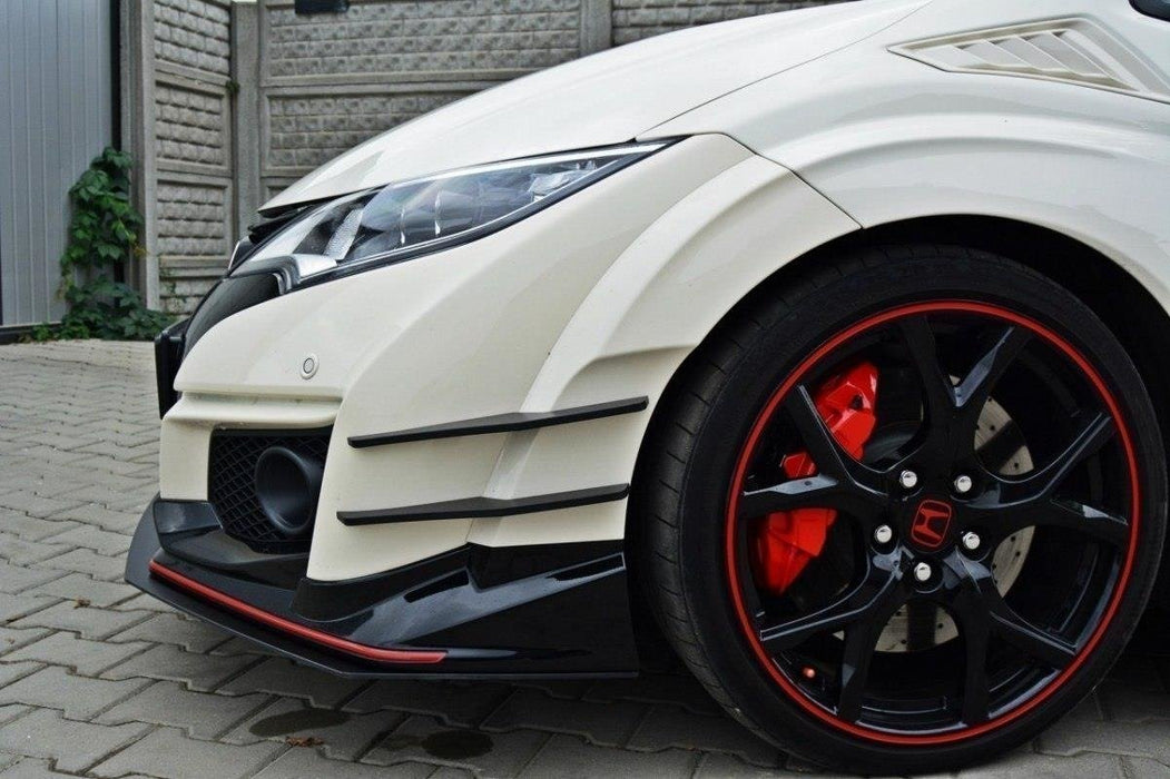 Maxton Design FRONT RACING SPLITTER v.1 HONDA CIVIC IX TYPE R