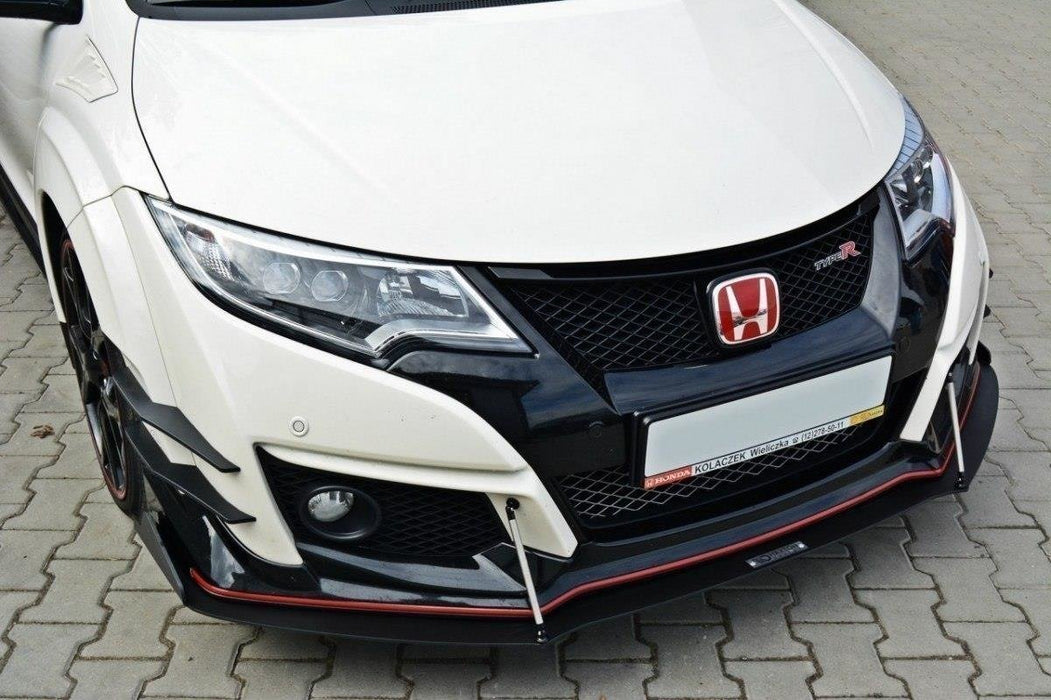 Maxton Design FRONT RACING SPLITTER v.2 HONDA CIVIC IX TYPE R