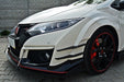 Maxton Design FRONT RACING SPLITTER v.2 HONDA CIVIC IX TYPE R