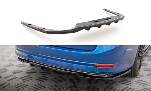 Maxton Design Rear Splitter (with vertical bars) Skoda Octavia Sportline Mk4