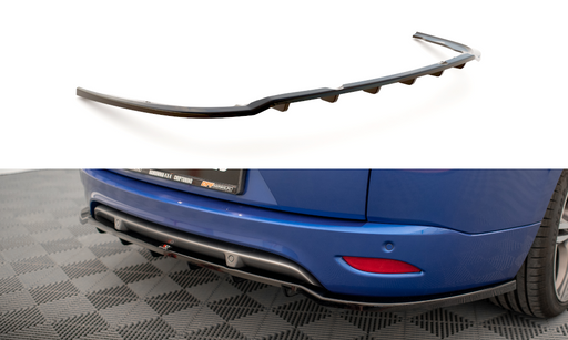 Maxton Design Rear Splitter (with vertical bars) Renault Megane GT Line Grandtour Mk3 Facelift