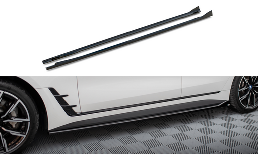 Maxton Design Side Skirts Diffusers V.1 BMW i4 M-Pack G26