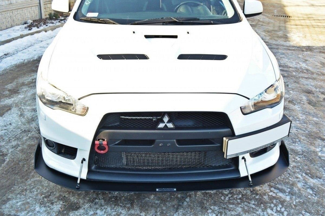 Maxton Design FRONT RACING SPLITTER V.1 Mitsubishi Lancer Evo X