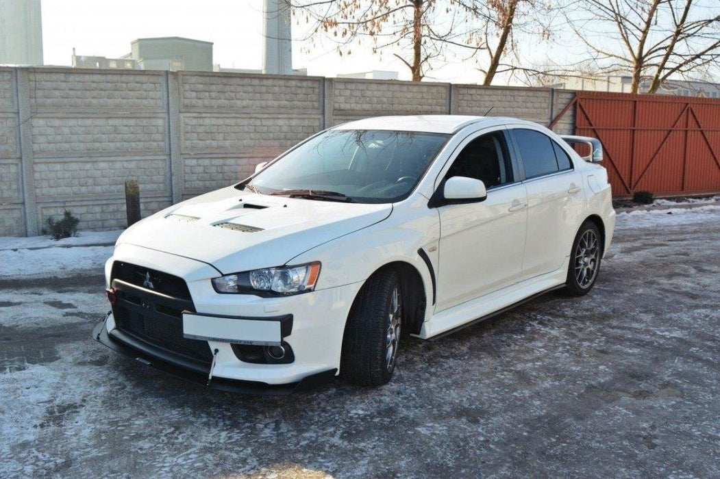 Maxton Design FRONT RACING SPLITTER V.1 Mitsubishi Lancer Evo X