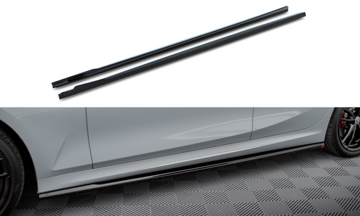 Maxton Design Side Skirts Diffusers BMW 3 M340i / M-Pack G20 / G21 Facelift