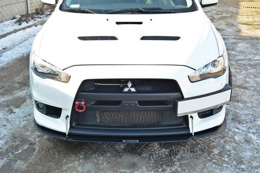 Maxton Design FRONT RACING SPLITTER V.2 Mitsubishi Lancer Evo X