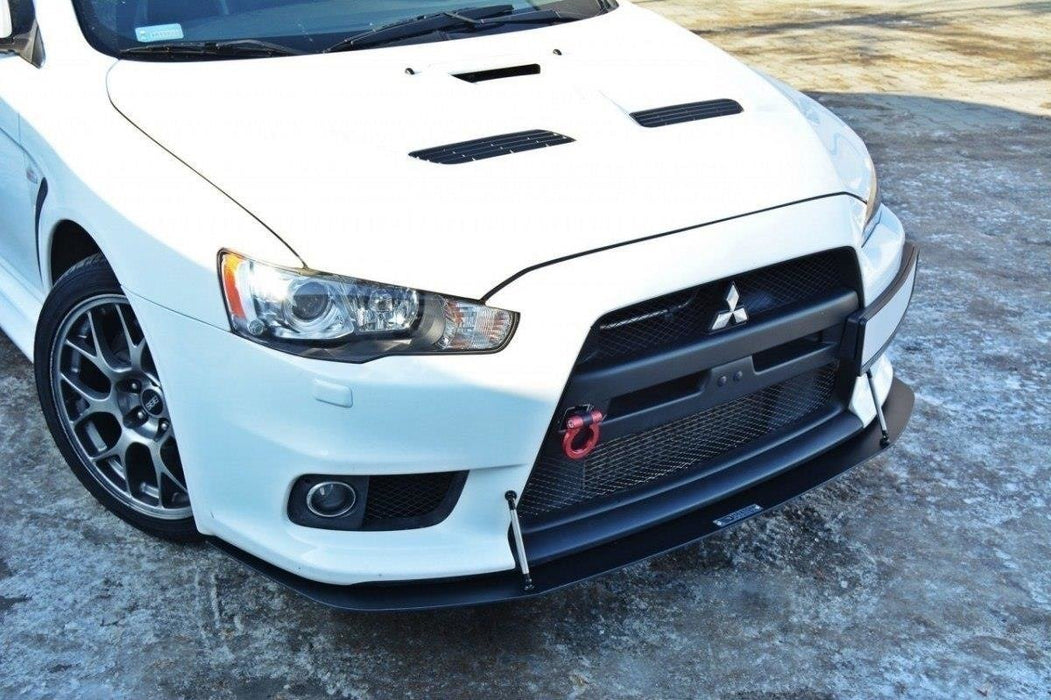 Maxton Design FRONT RACING SPLITTER V.2 Mitsubishi Lancer Evo X