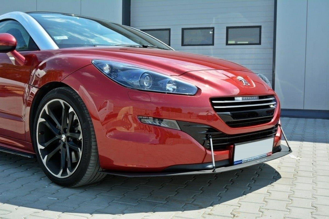 Maxton Design FRONT RACING SPLITTER PEUGEOT RCZ Facelift