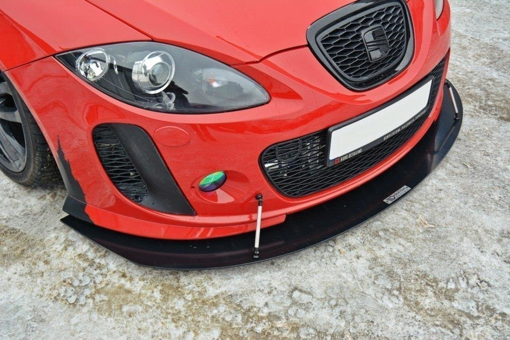 Maxton Design FRONT RACING SPLITTER V.1 SEAT LEON MK2 MS DESIGN