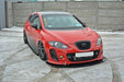 Maxton Design FRONT RACING SPLITTER V.1 SEAT LEON MK2 MS DESIGN