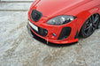 Maxton Design FRONT RACING SPLITTER V.2 SEAT LEON MK2 MS DESIGN