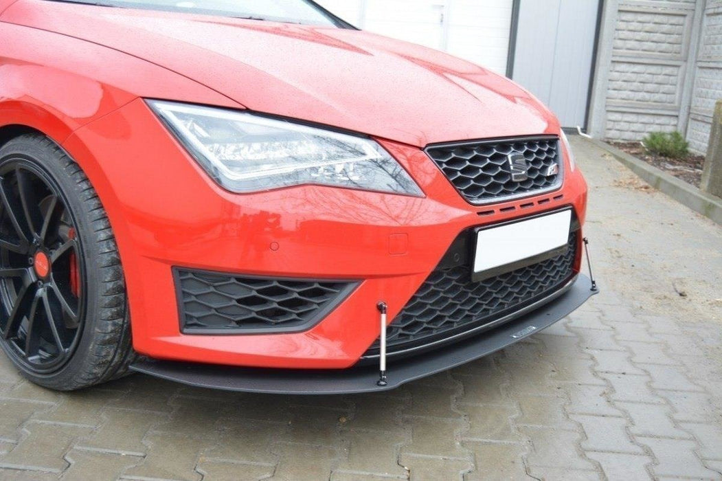 Maxton Design FRONT RACING SPLITTER SEAT LEON III CUPRA / FR