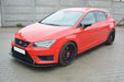 Maxton Design FRONT RACING SPLITTER SEAT LEON III CUPRA / FR