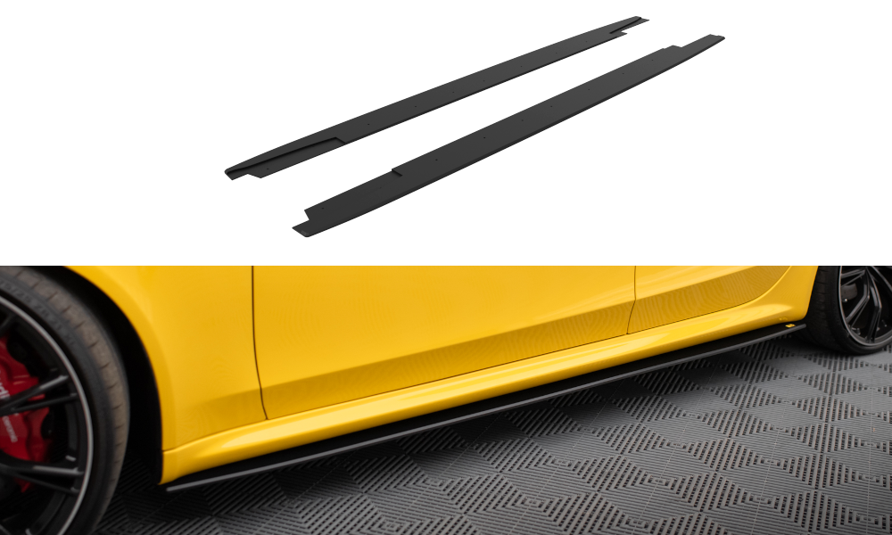 Maxton Design Street Pro Side Skirts Diffusers Audi RS4 B8