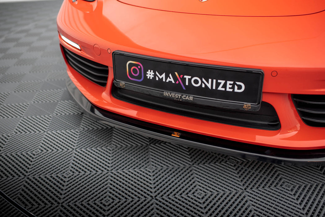 Maxton Design Front Splitter V.2 Porsche 718 Cayman 982c