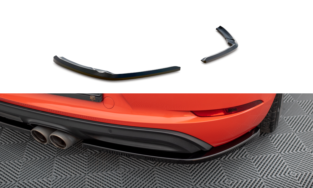 Maxton Design Rear Side Splitters Porsche 718 Cayman 982c