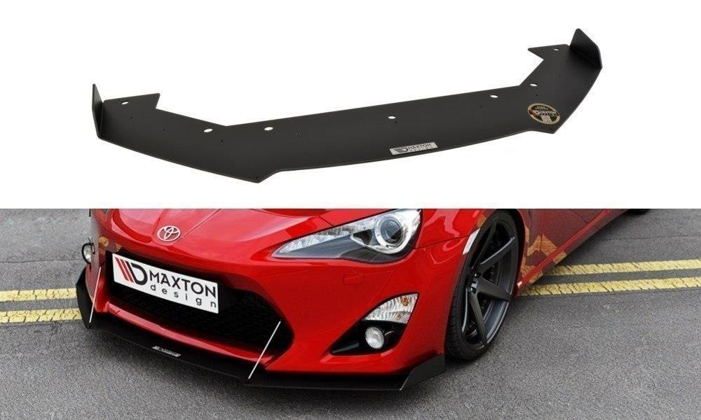 Maxton Design FRONT RACING SPLITTER TOYOTA GT86 (with wings)