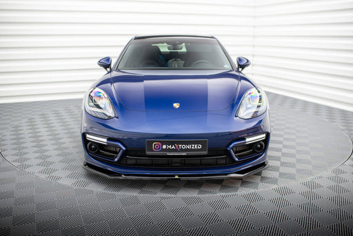 Maxton Design Front Splitter V.1 Porsche Panamera E-Hybrid 971 Facelift