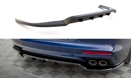 Maxton Design Rear Splitter (with vertical bars) Porsche Panamera E-Hybrid 971 Facelift