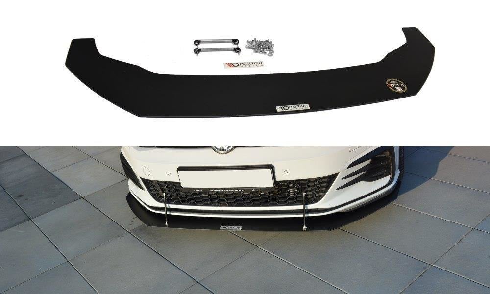 Maxton Design FRONT RACING SPLITTER V.1 VW GOLF VII GTI FACELIFT