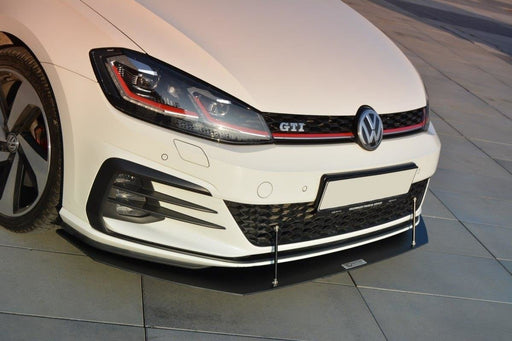 Maxton Design FRONT RACING SPLITTER V.1 VW GOLF VII GTI FACELIFT