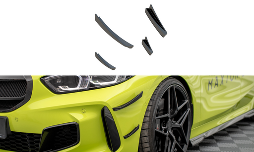 Maxton Design Carbon Fiber Front Bumper Wings (Canards) BMW 1 F40 M-Pack/ M135i