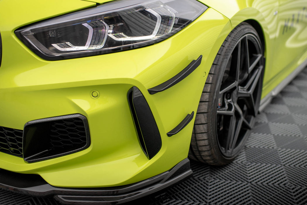 Maxton Design Carbon Fiber Front Bumper Wings (Canards) BMW 1 F40 M-Pack/ M135i