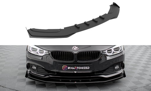 Maxton Design Street Pro Front Splitter + Flaps BMW 4 Gran Coupe F36