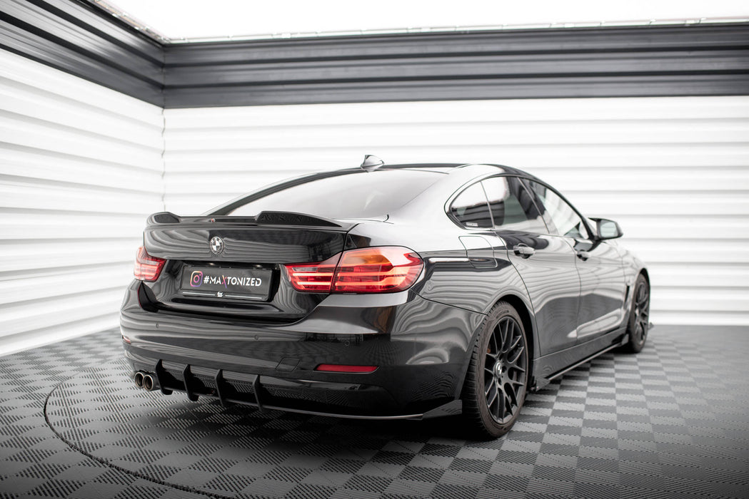 Maxton Design Street Pro Rear Side Splitters + Flaps BMW 4 Gran Coupe F36