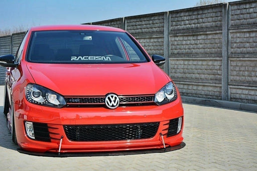 Maxton Design FRONT RACING SPLITTER VW GOLF MK6 GTI 35TH