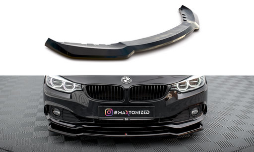 Maxton Design Front Splitter V.1 BMW 4 Coupe / Gran Coupe / Cabrio F32 / F36 / F33