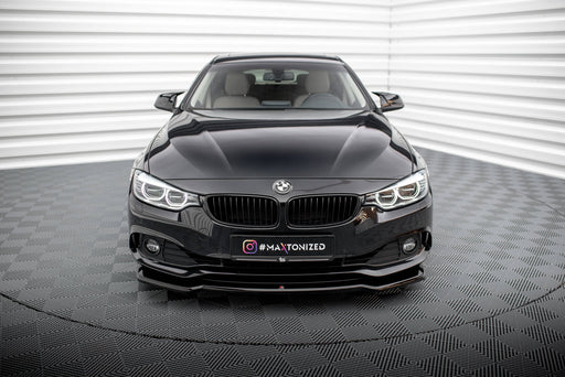 Maxton Design Front Splitter V.1 BMW 4 Coupe / Gran Coupe / Cabrio F32 / F36 / F33