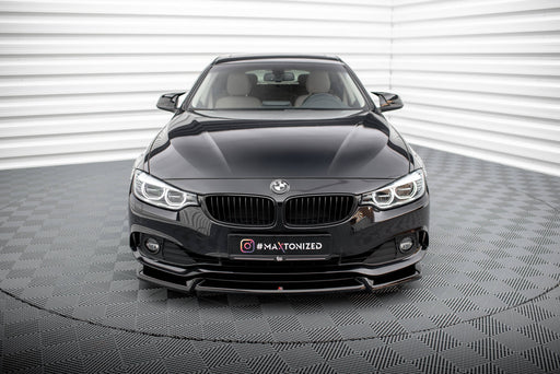 Maxton Design Front Splitter V.2 BMW 4 Coupe / Gran Coupe / Cabrio F32 / F36 / F33