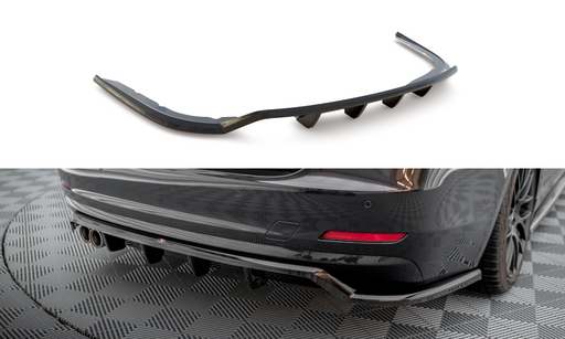 Maxton Design Rear Splitter (with vertical bars) BMW 4 Gran Coupe F36