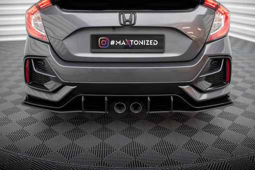 Maxton Design Street Pro Rear Side Splitters Honda Civic Sport Mk 10 Facelift