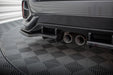 Maxton Design Rear Splitter (with vertical bars) + Flaps Honda Civic Sport Mk 10 Facelift