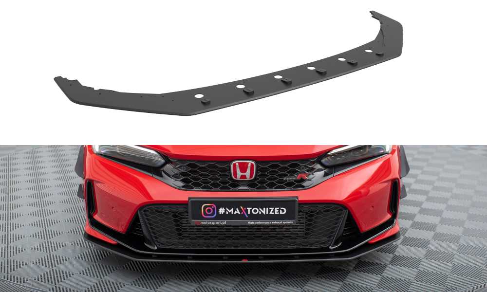 Maxton Design Street Pro Front Splitter Honda Civic Type-R Mk 11