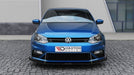 Maxton Design FRONT RACING SPLITTER VW POLO MK5 GTI FACELIFT (with wings)