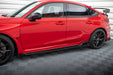 Maxton Design Street Pro Side Skirts Diffusers + Flaps Honda Civic Type-R Mk 11