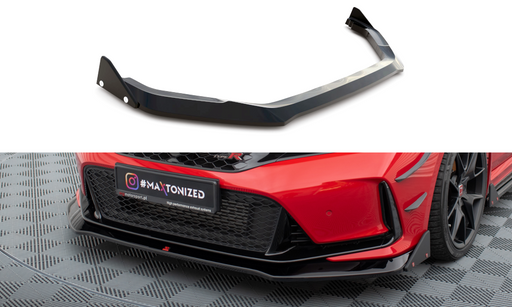 Maxton Design Front Splitter V.1 + Flaps Honda Civic Type-R Mk 11