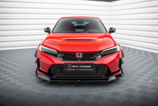 Maxton Design Front Splitter V.1 + Flaps Honda Civic Type-R Mk 11