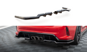 Maxton Design Rear Splitter (with vertical bars) V.1 Honda Civic Type-R Mk 11