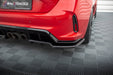 Maxton Design Rear Splitter (with vertical bars) V.1 Honda Civic Type-R Mk 11