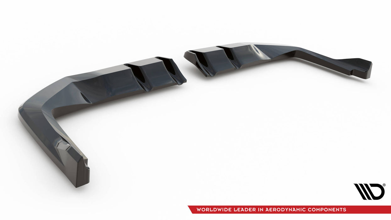 Maxton Design Rear Splitter (with vertical bars) V.2 Honda Civic Type-R Mk 11