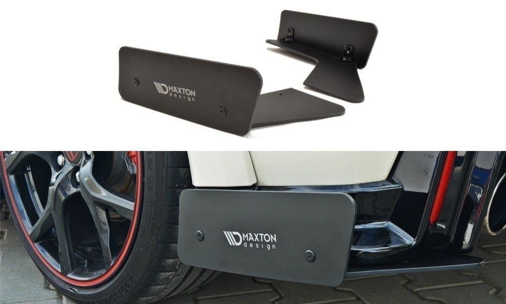 Maxton Design RACING REAR SIDE SPLITTERS HONDA CIVIC IX TYPE R