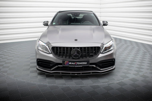 Maxton Design Street Pro Front Splitter Mercedes-AMG C63 Sedan / Estate W205 Facelift