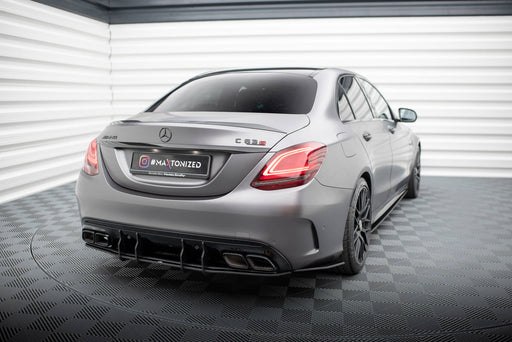 Maxton Design Street Pro Rear Side Splitters Mercedes-AMG C63 Sedan / Estate W205 Facelift