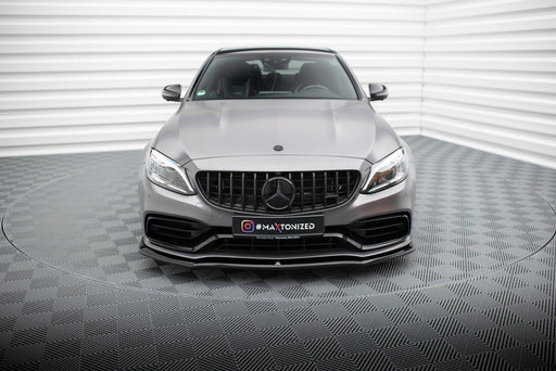 Maxton Design Front Splitter V.1 Mercedes-AMG C63 Sedan / Estate W205 Facelift