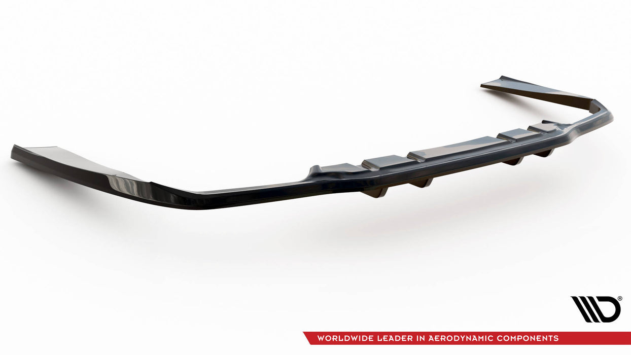 Maxton Design Rear Splitter (with vertical bars) Mercedes-AMG C63 Sedan / Estate W205 Facelift